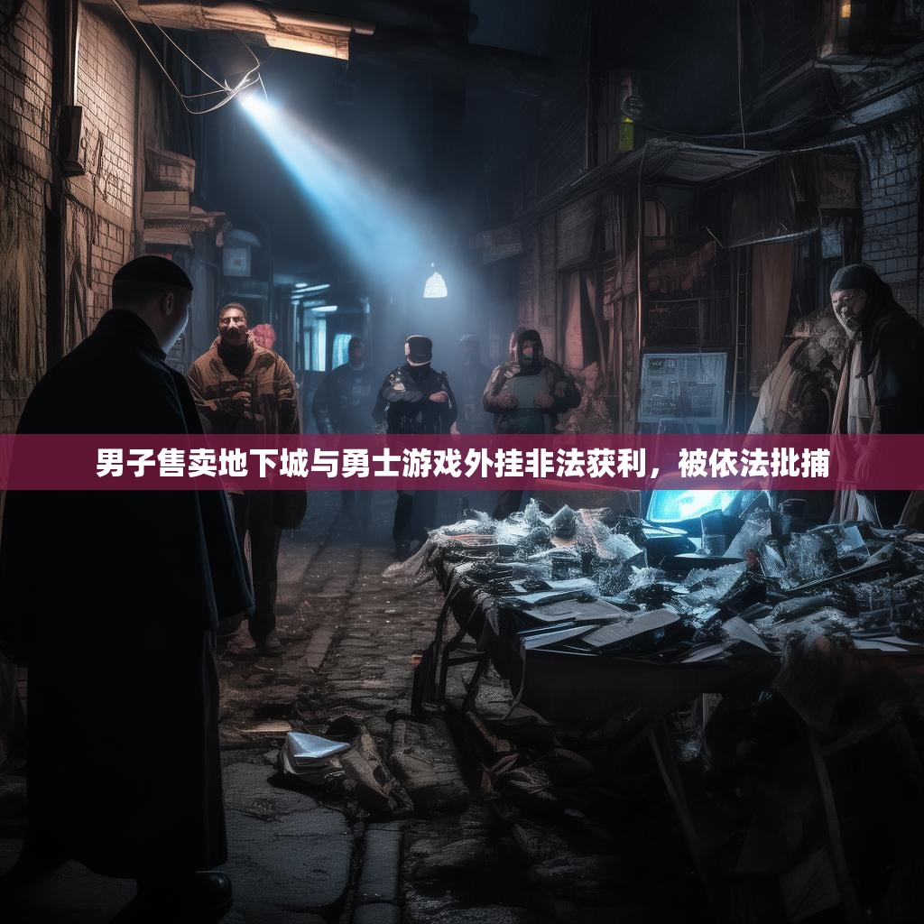 男子售卖地下城与勇士游戏外挂非法获利，被依法批捕