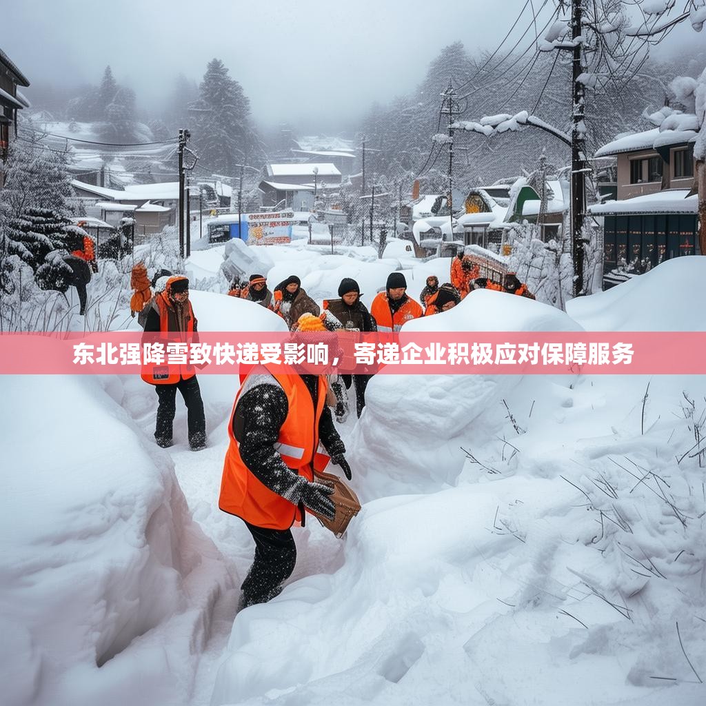 东北强降雪致快递受影响，寄递企业积极应对保障服务
