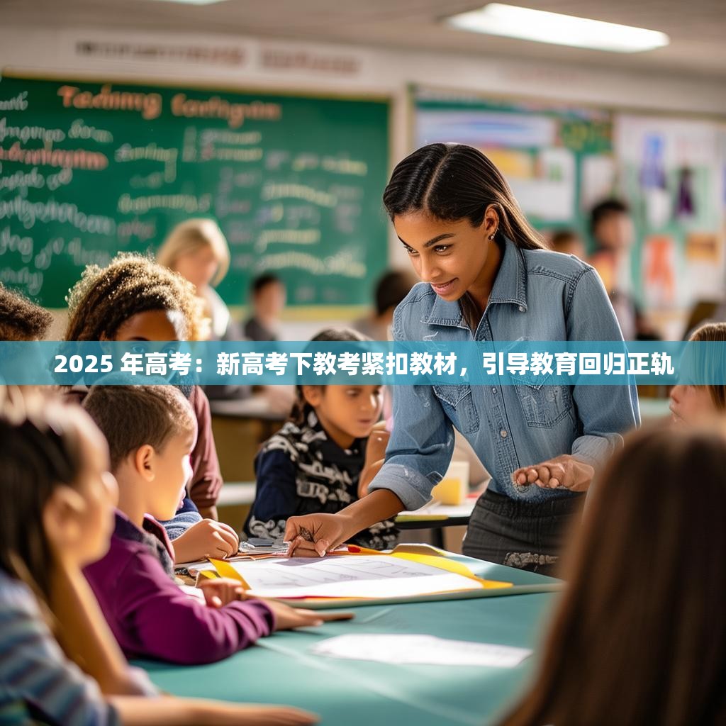 2025 年高考：新高考下教考紧扣教材，引导教育回归正轨
