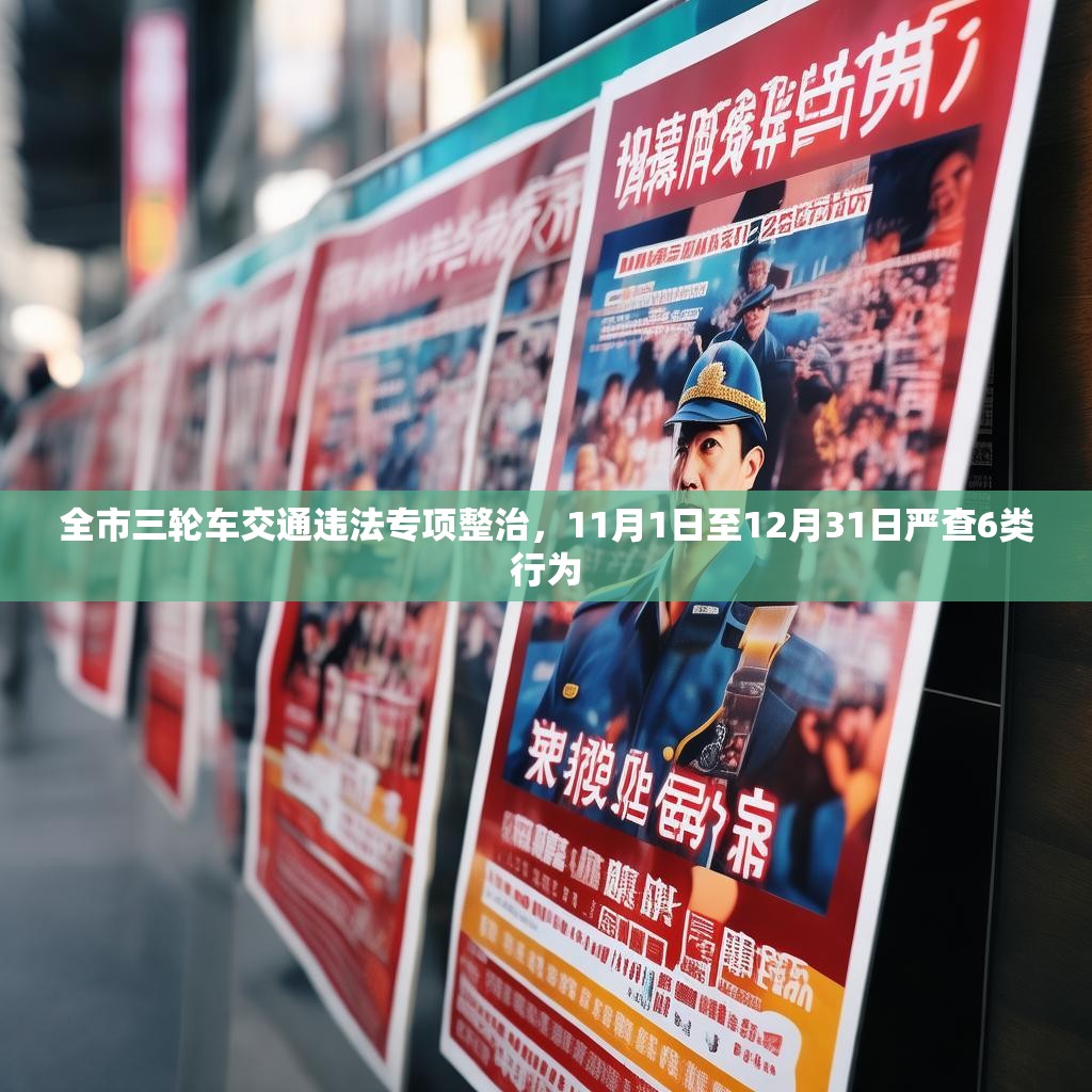 全市三轮车交通违法专项整治，11月1日至12月31日严查6类行为