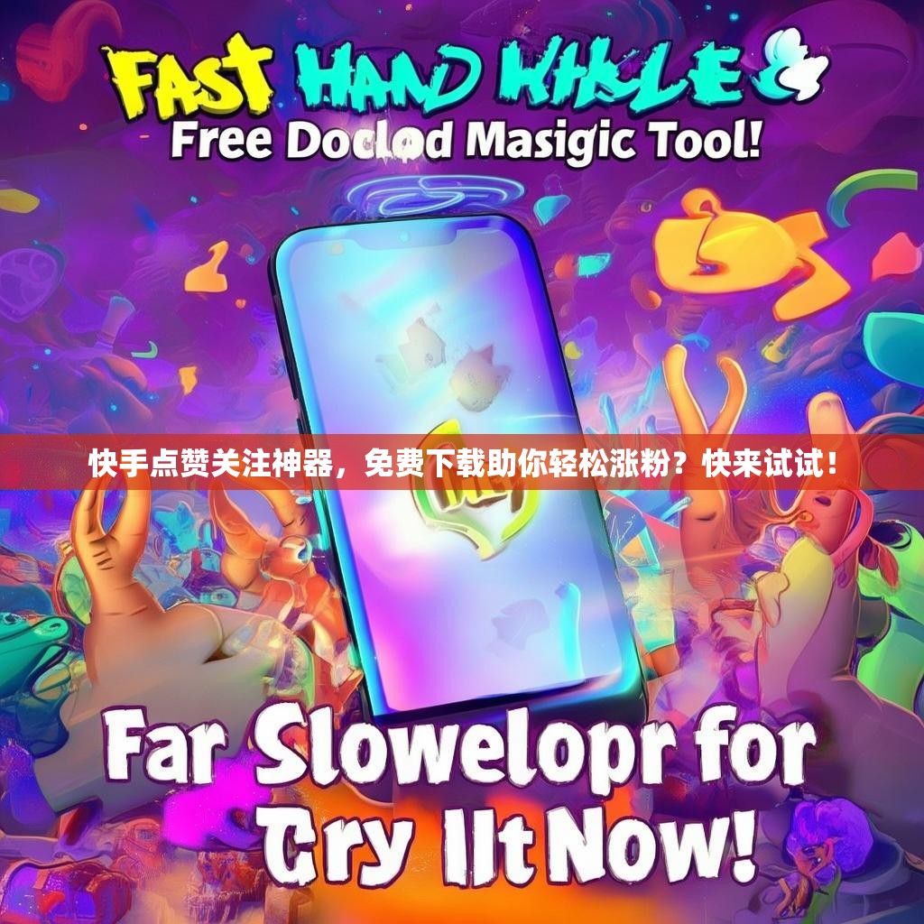 快手点赞关注神器,免费下载助你轻松涨粉?快来试试!