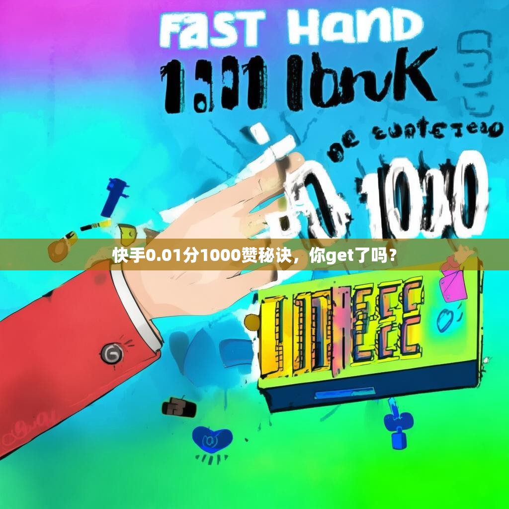 <strong><mark>快手0.01</mark></strong>分1000赞秘诀，你get了吗？