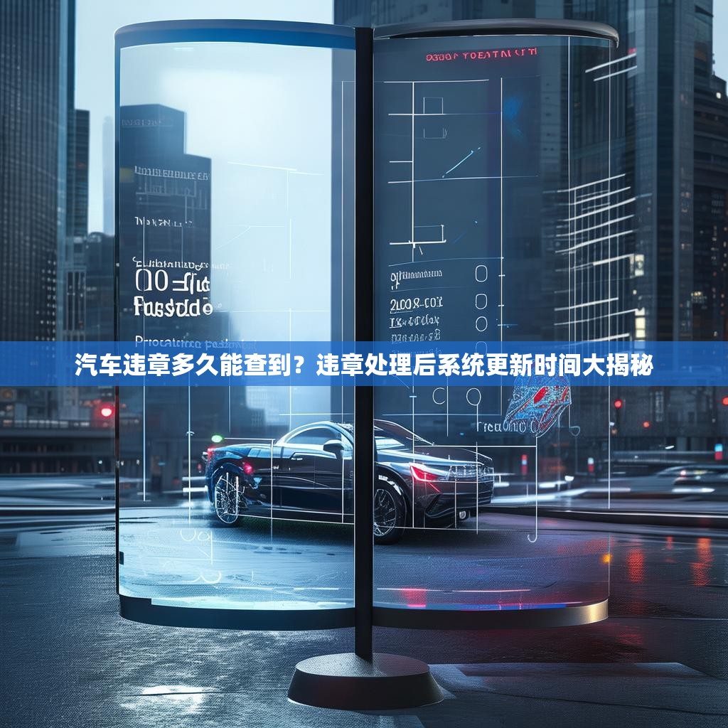 汽车违章多久能查到？违章处理后系统更新时间大揭秘