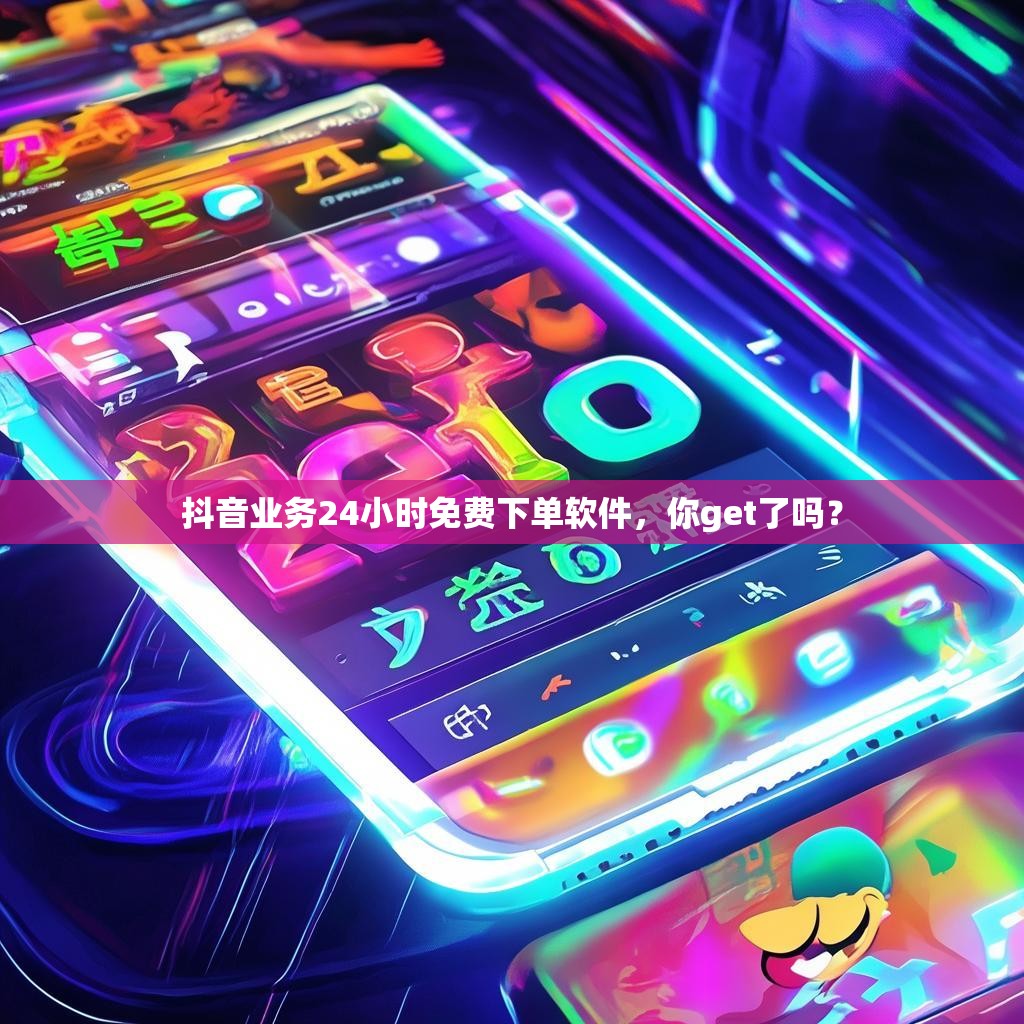 抖音业务24小时免费下单软件,你get了吗?