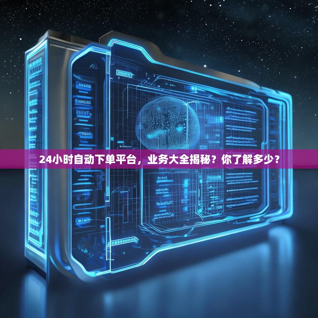 24小时自动下单平台，业务大全揭秘？你了解多少？