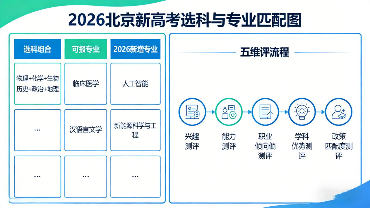 高考备考:2026北京新高考志愿填报三大准备