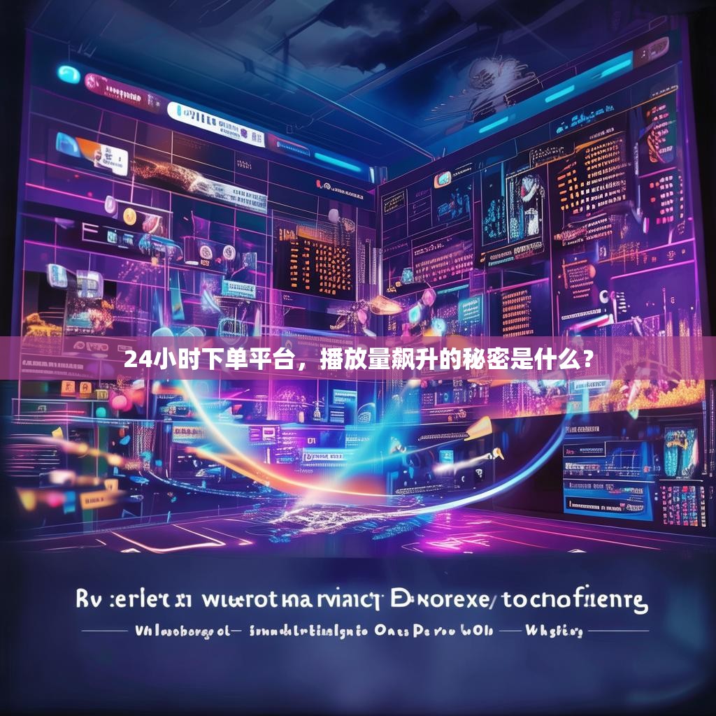 24小时下单平台，播放量飙升的秘密是什么？