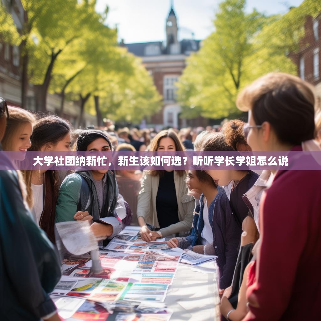 大学社团纳新忙，新生该如何选？听听学长学姐怎么说