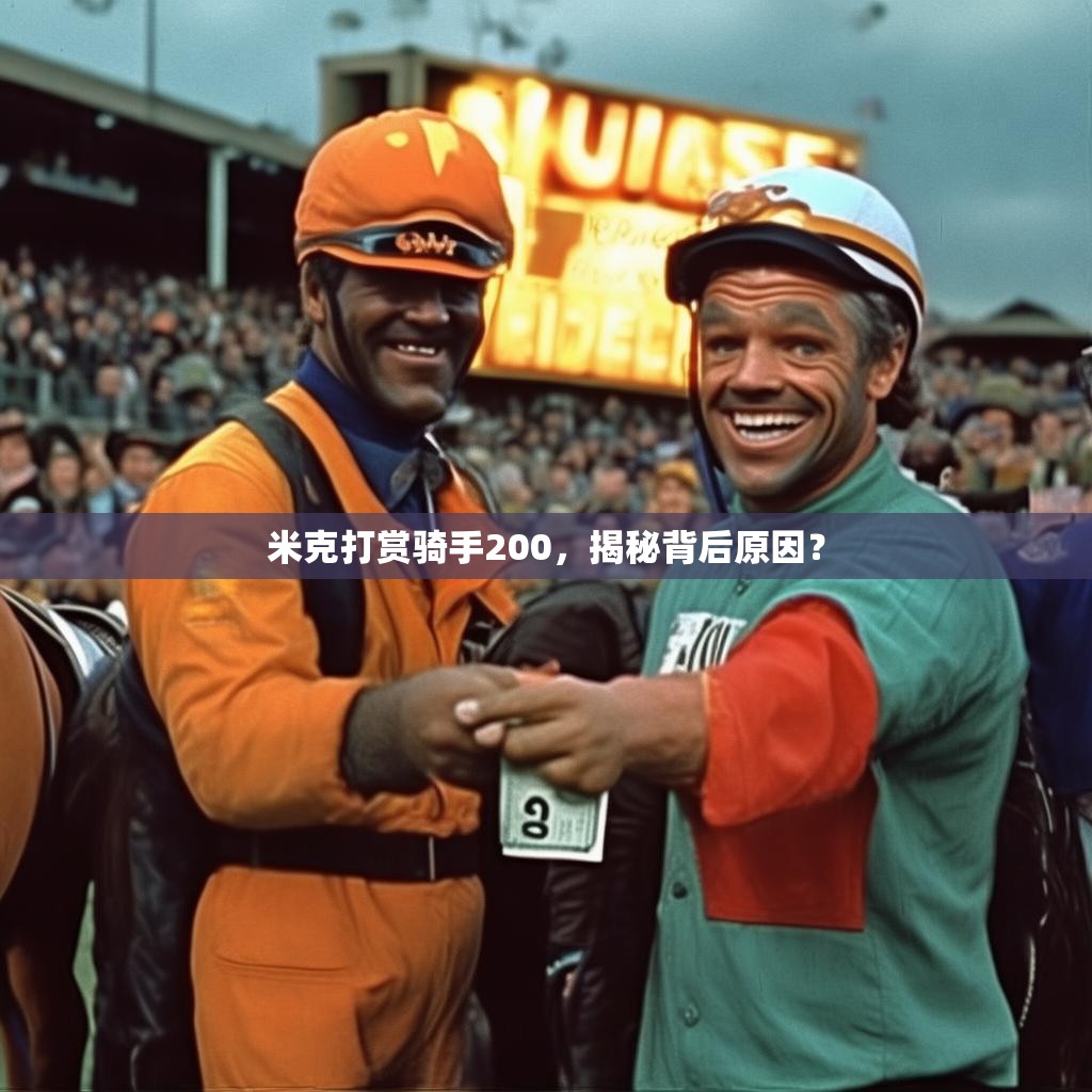 米克打赏骑手200，揭秘背后原因？