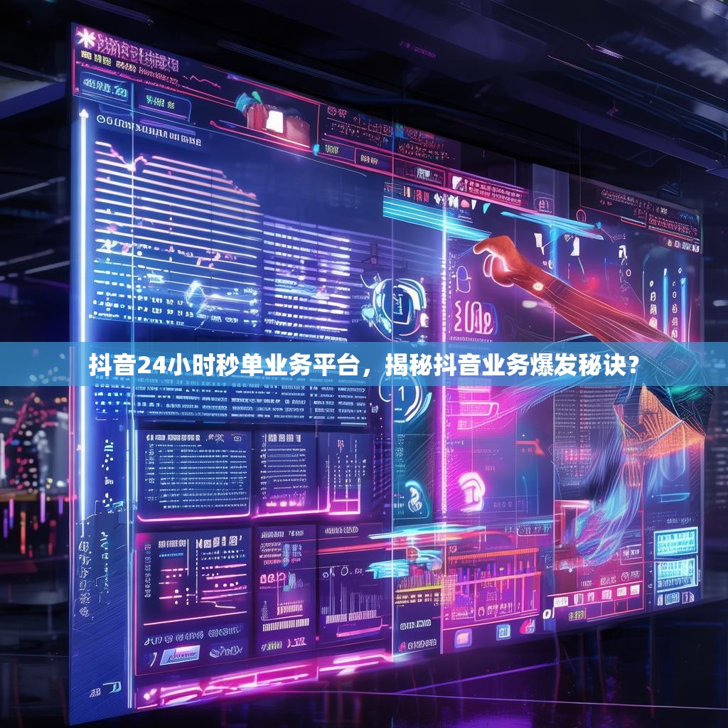 抖音24小时秒单业务平台，揭秘抖音业务爆发秘诀？