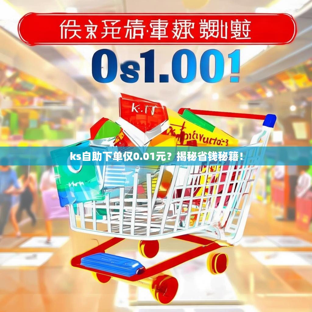 ks自助下单仅0.01元?揭秘省钱秘籍!