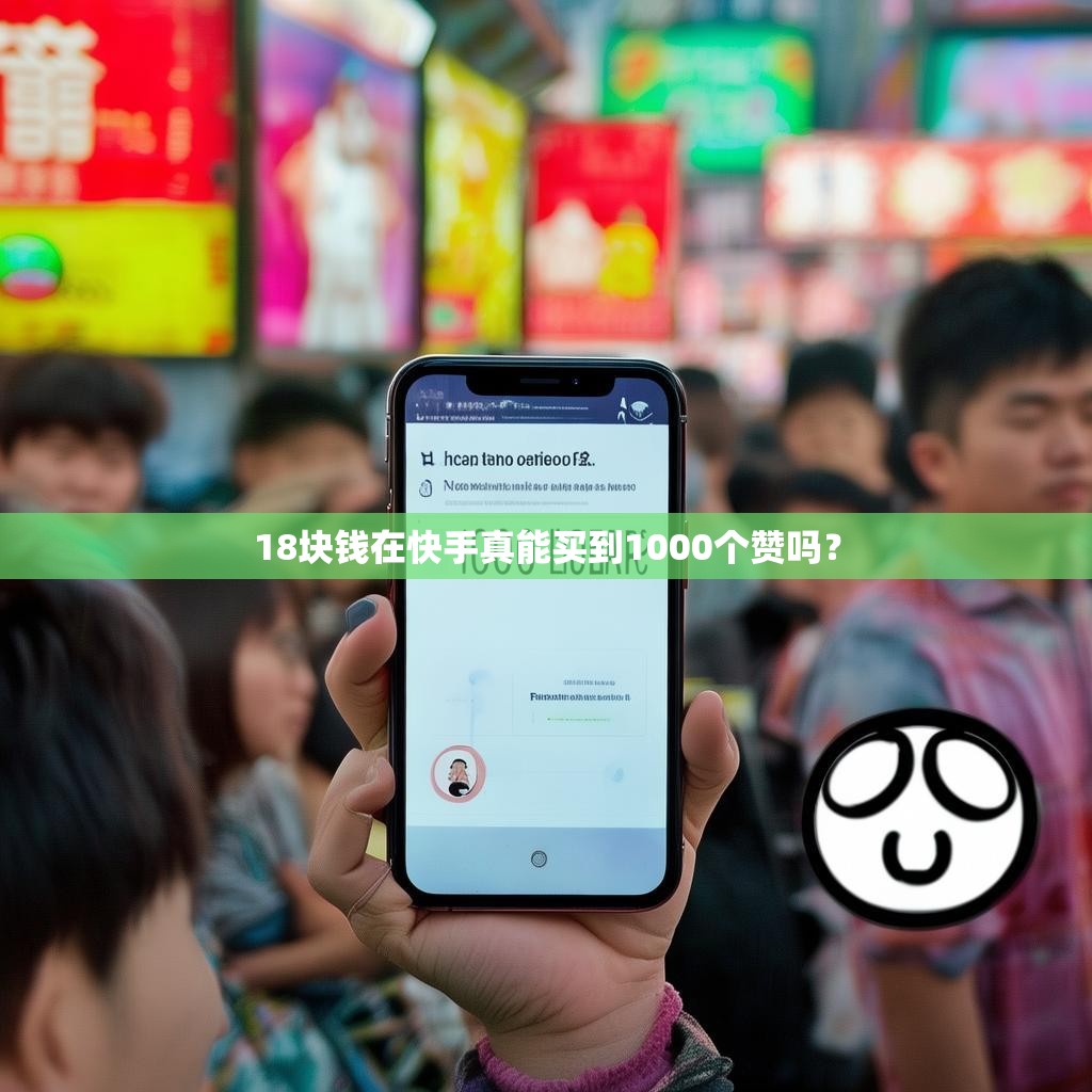 18块钱在快手真能买到1000个赞吗？