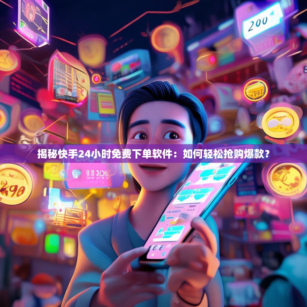 揭秘快手24小时免费下单软件：如何轻松抢购爆款？