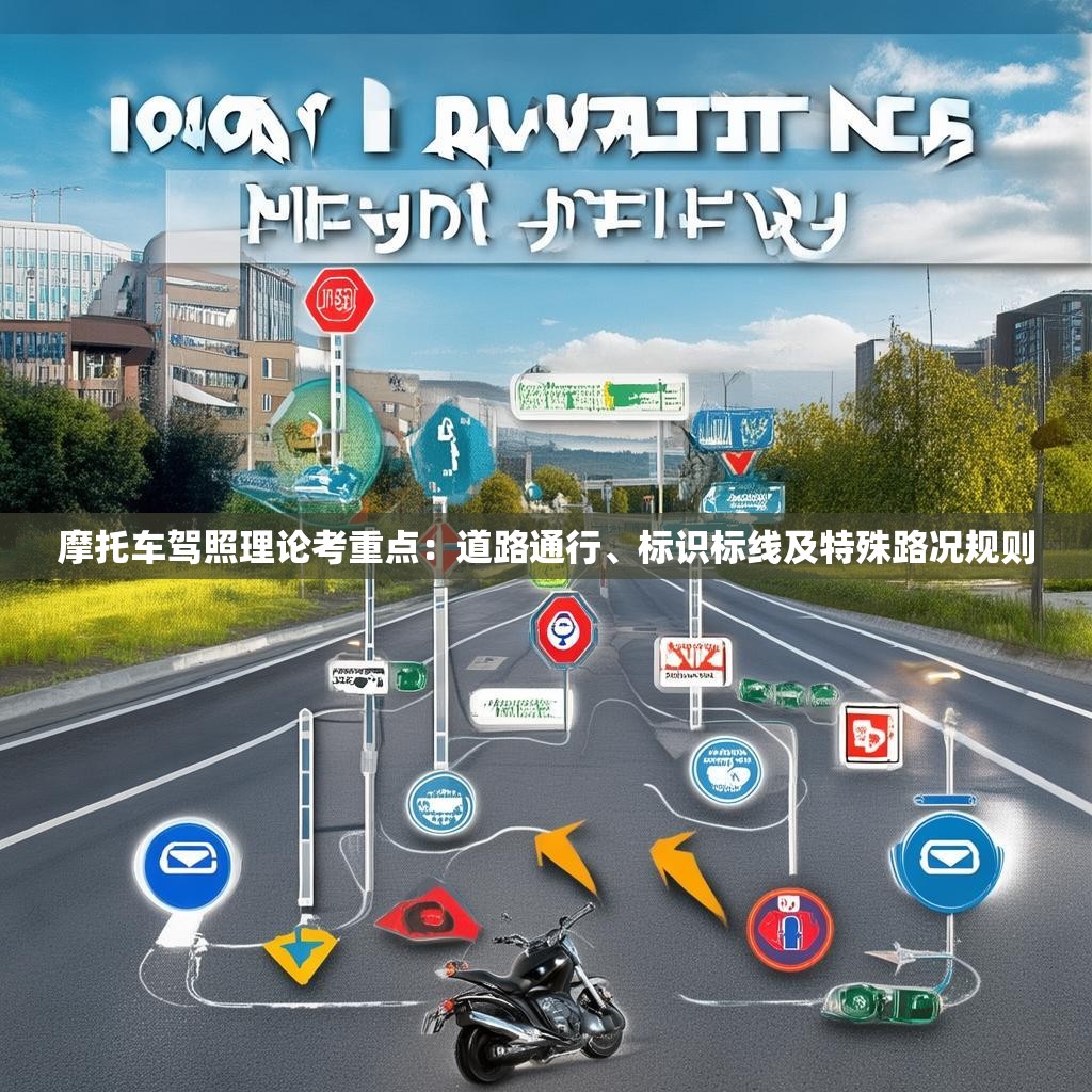 摩托车驾照理论考重点:道路通行、标识标线及特殊路况规则