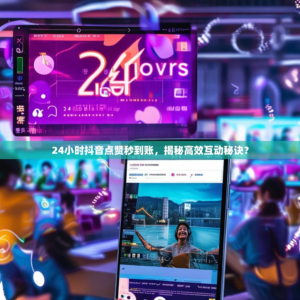 24小时抖音点赞秒到账，揭秘高效互动秘诀？