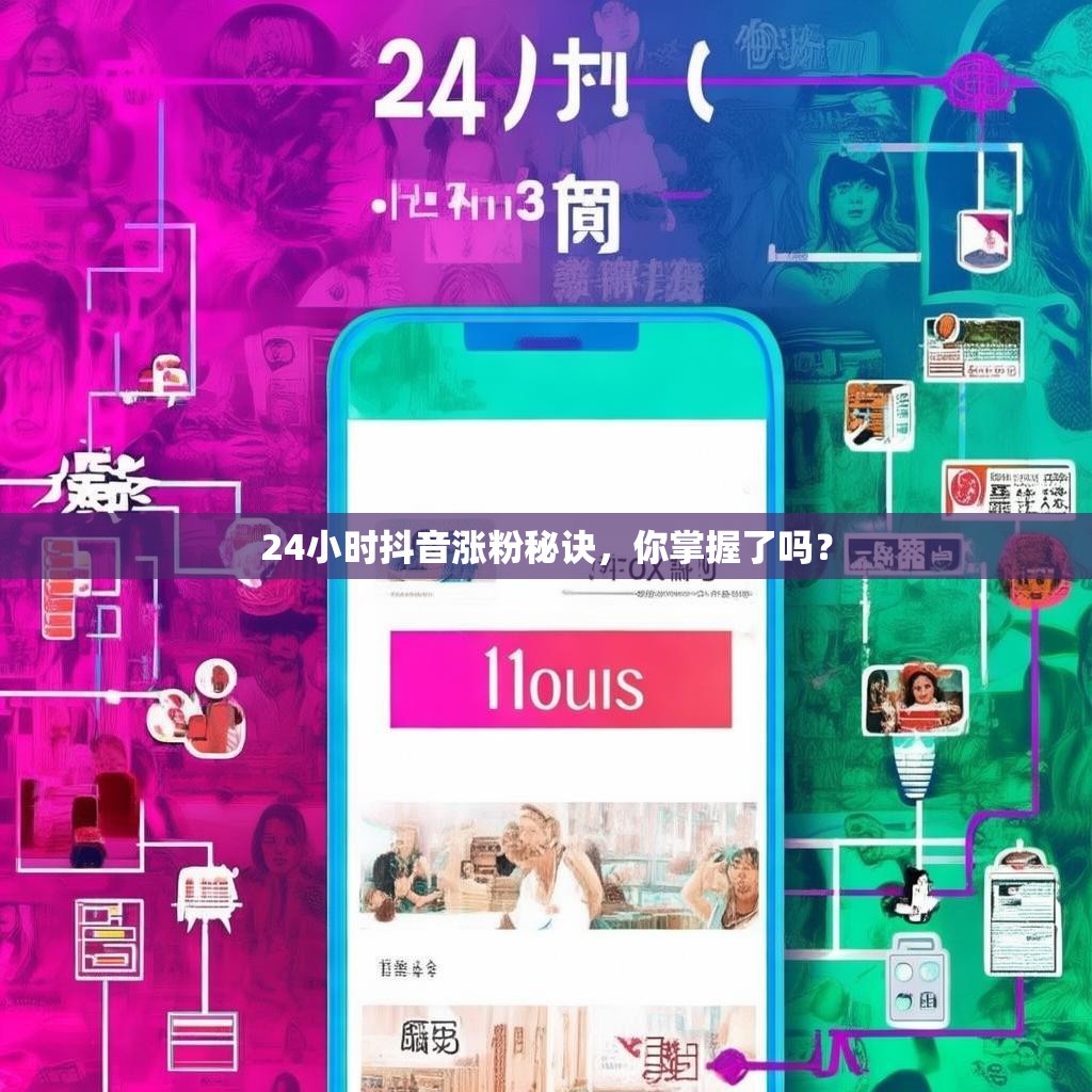 24小时抖音涨粉秘诀,你掌握了吗?
