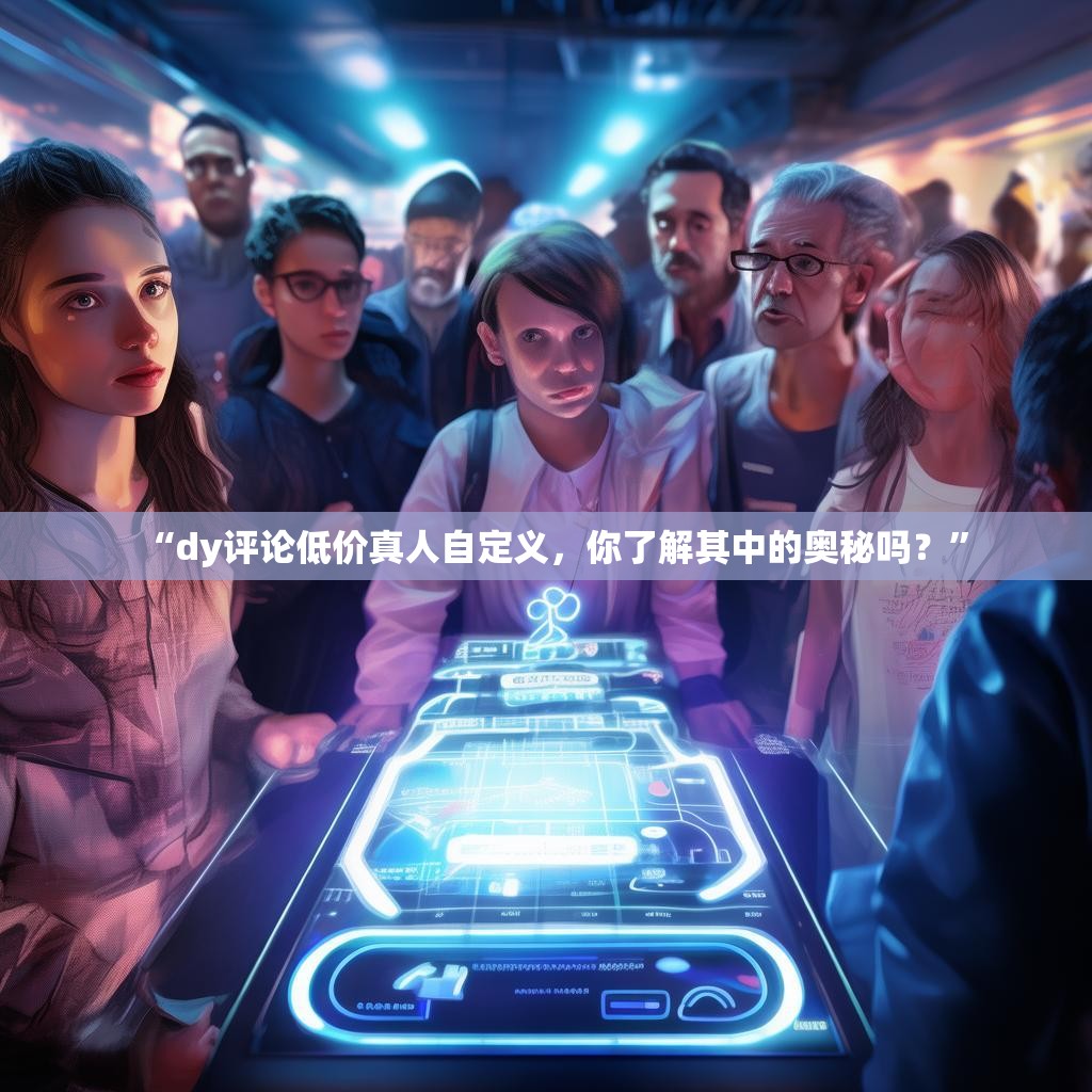 “dy评论低价真人自定义，你了解其中的奥秘吗？”