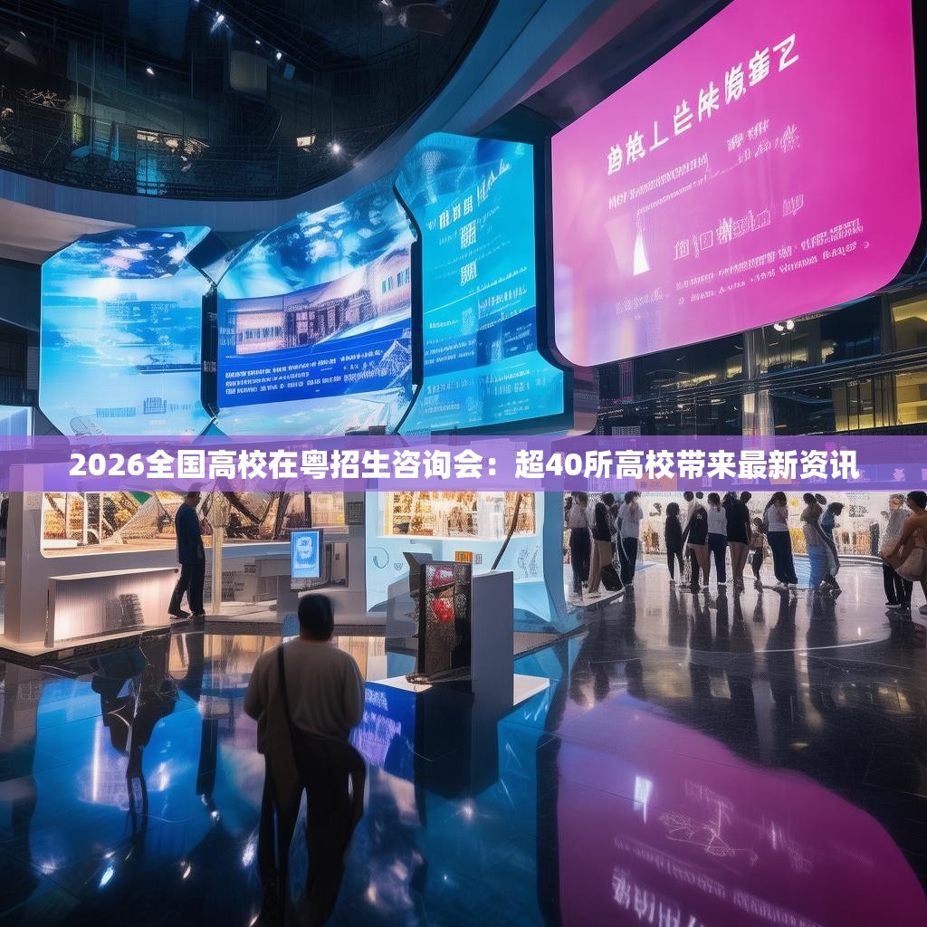 2026全国高校在粤招生咨询会：超40所高校带来最新资讯