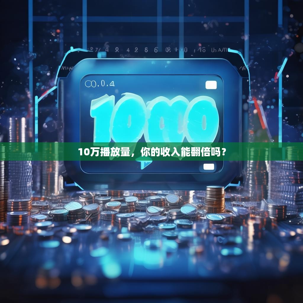 10万播放量，你的收入能翻倍吗？