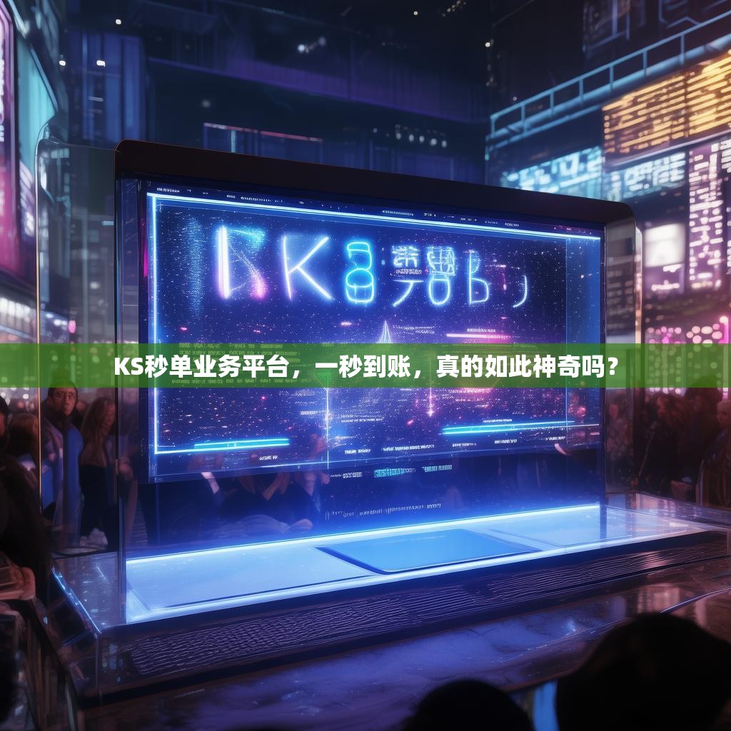 KS秒单业务平台，一秒到账，真的如此神奇吗？