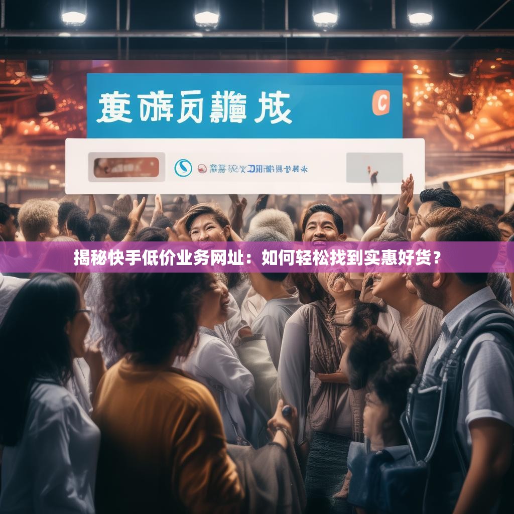 揭秘快手低价业务网址：如何轻松找到实惠好货？
