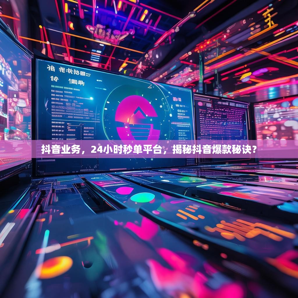 抖音业务,24小时秒单平台,揭秘抖音爆款秘诀?