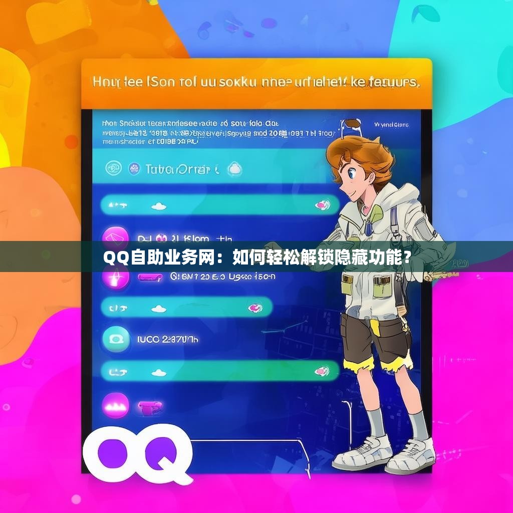 QQ自助业务网:如何轻松解锁隐藏功能?