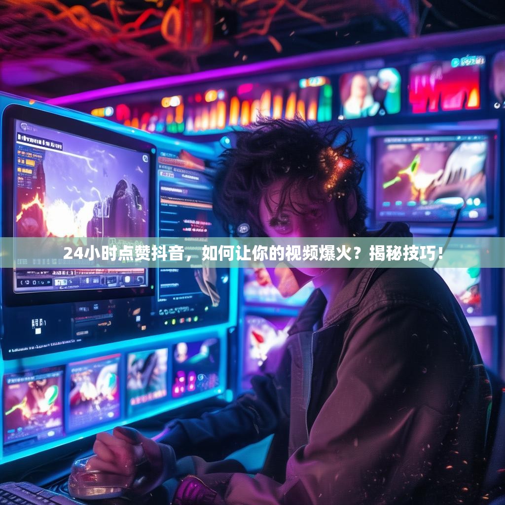 24小时点赞抖音,如何让你的视频爆火?揭秘技巧!