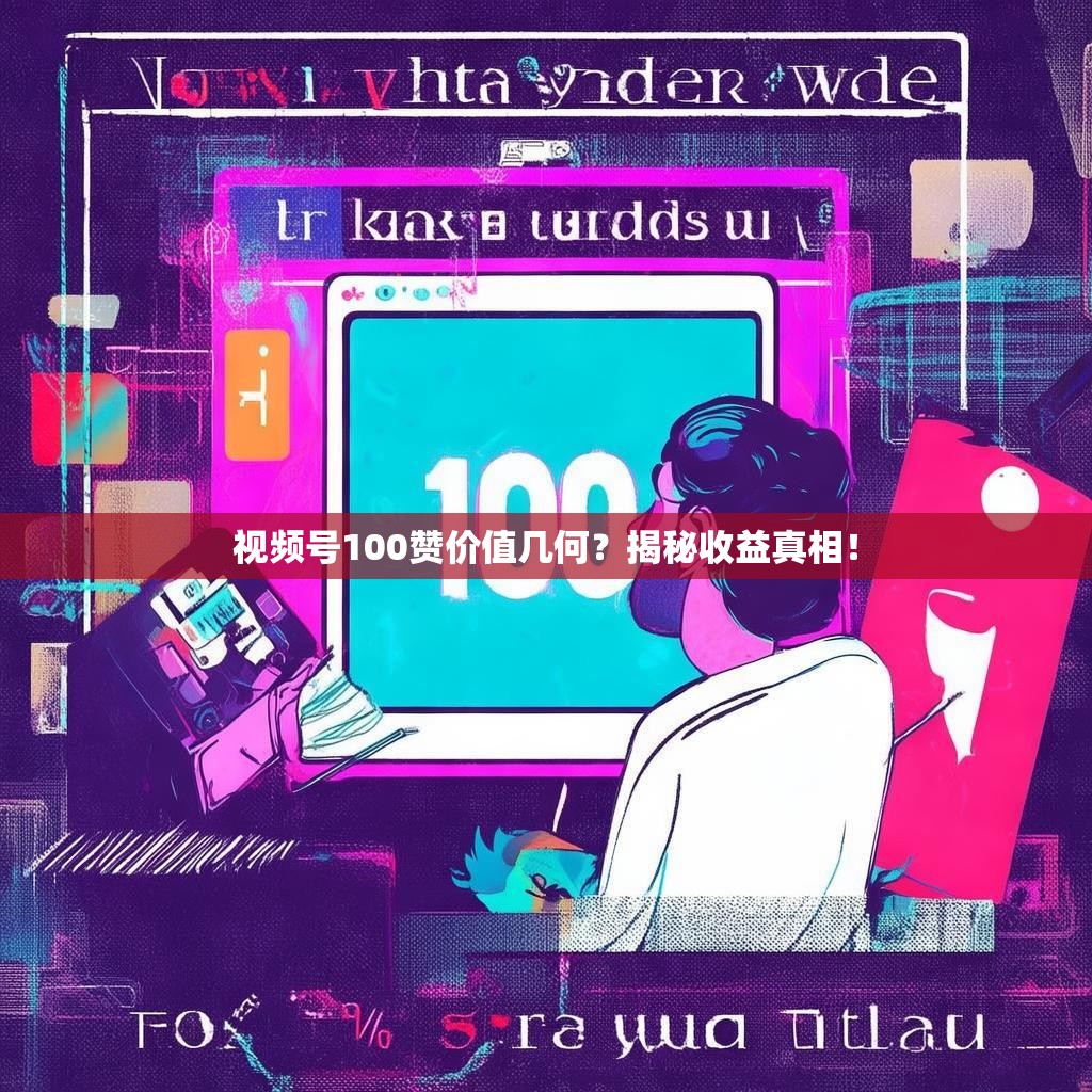 视频号100赞价值几何?揭秘收益真相!