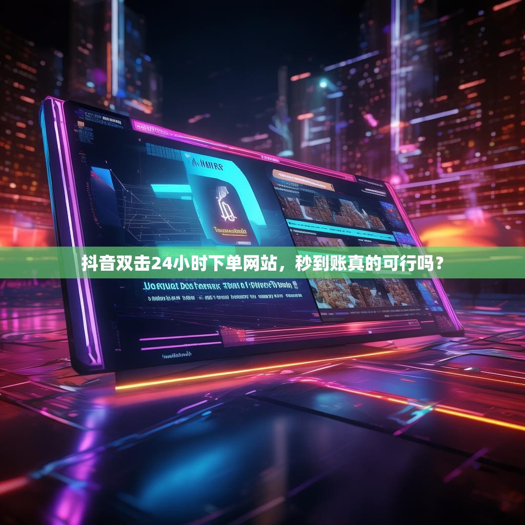 抖音双击24小时下单网站，秒到账真的可行吗？