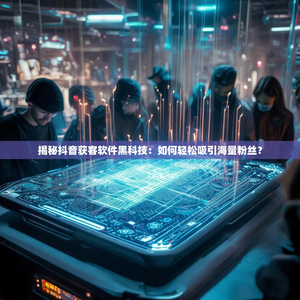 揭秘抖音获客软件黑科技：如何轻松吸引海量粉丝？