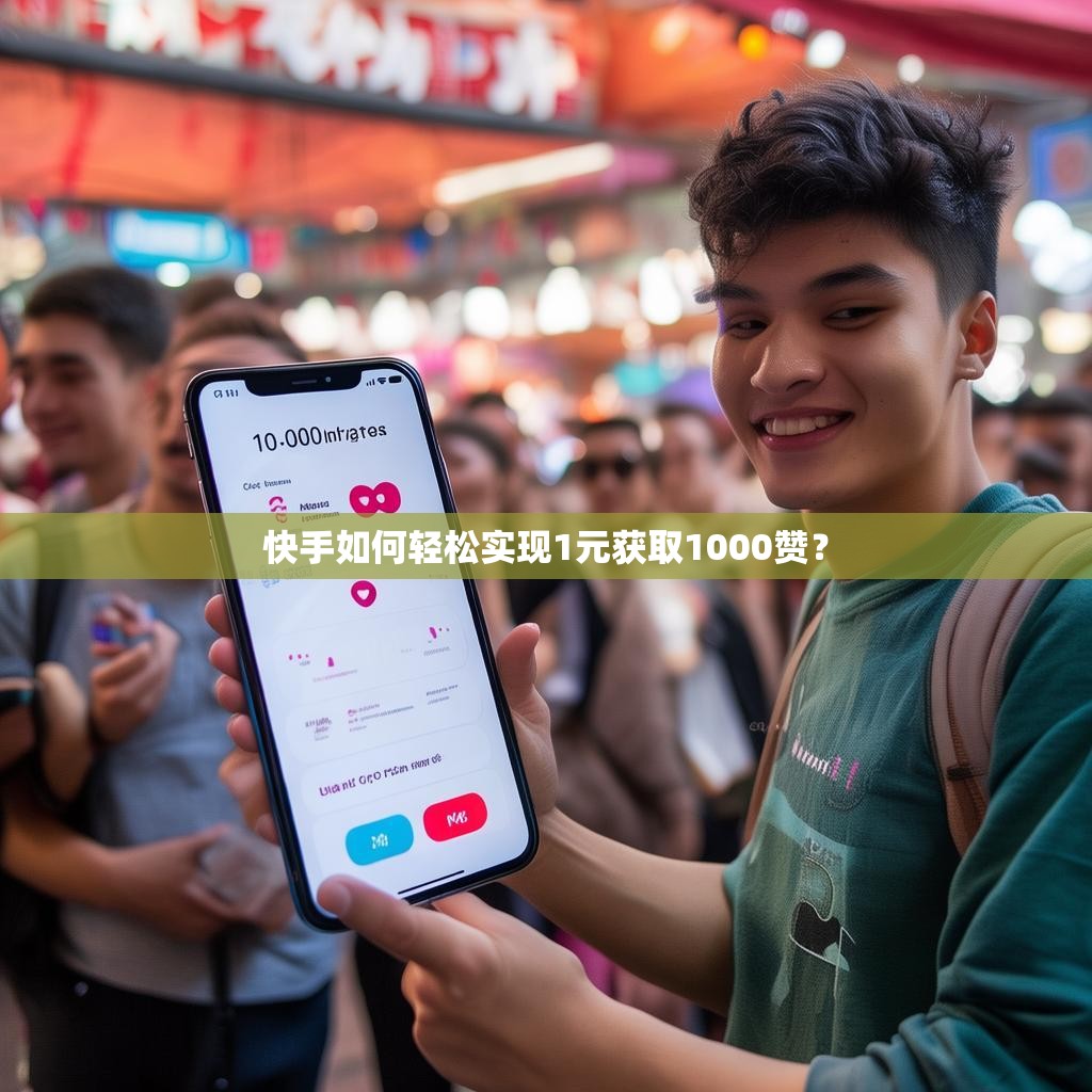 快手如何轻松实现1元获取1000赞？