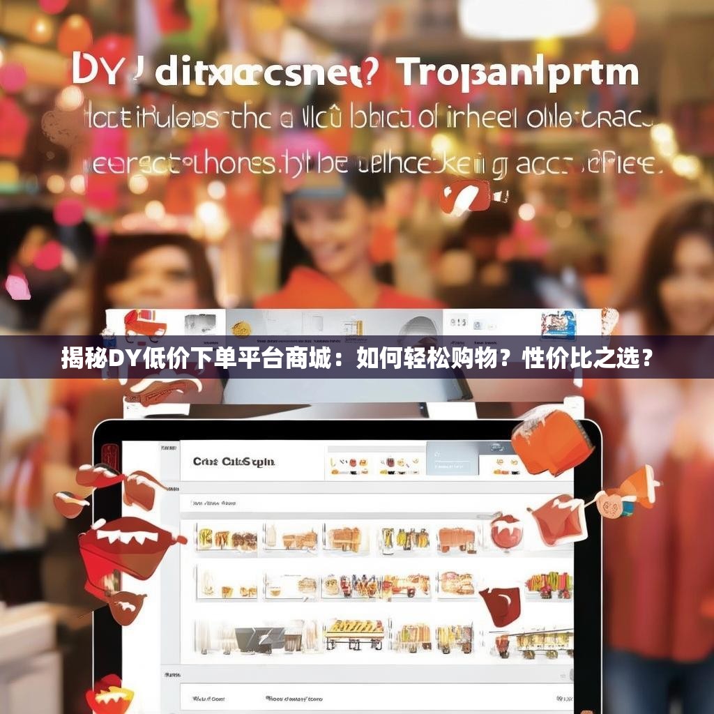 揭秘DY低价下单平台商城：如何轻松购物？性价比之选？