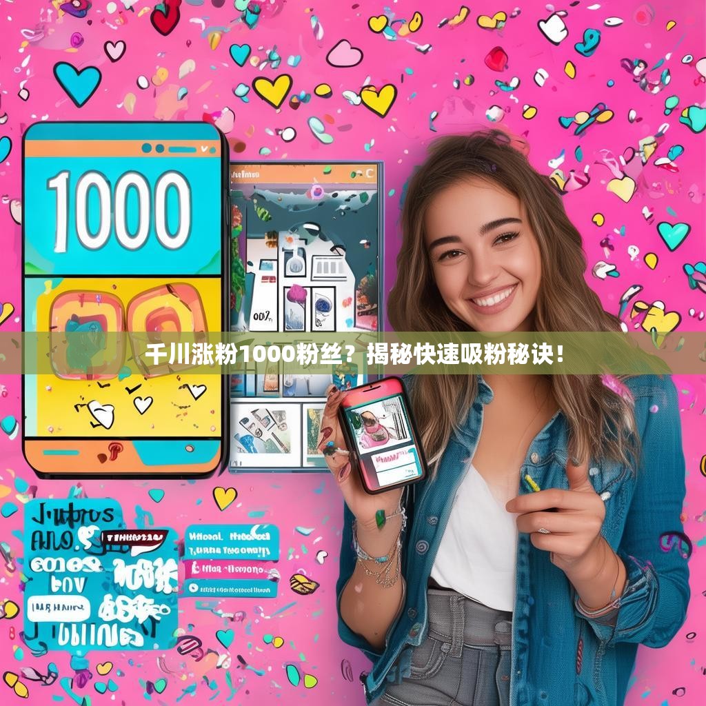 千川涨粉1000粉丝？揭秘快速吸粉秘诀！