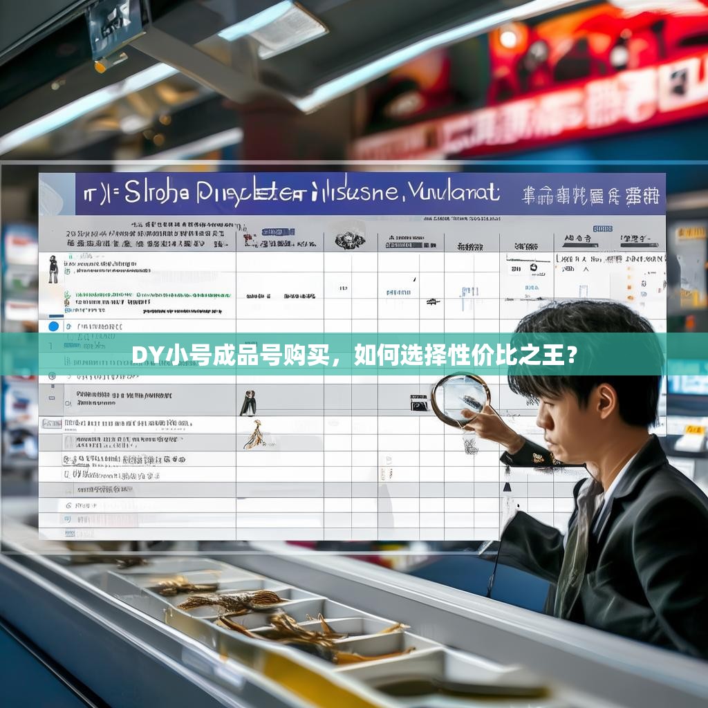DY小号成品号购买，如何选择性价比之王？